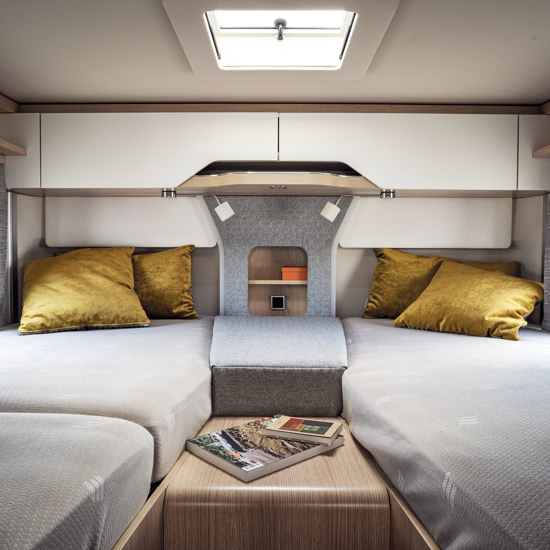 HYMER Galerie Interieur Einzelbetten